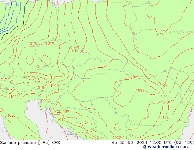 GFS: ma 30.09.2024 12 UTC