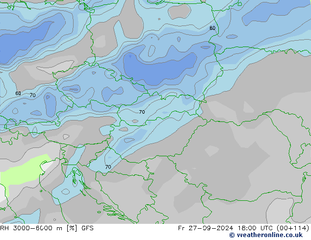 RV 3000-6000 m GFS vr 27.09.2024 18 UTC