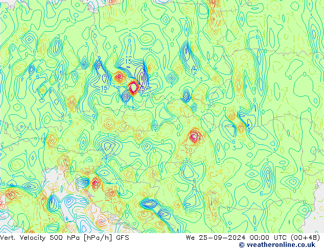 Vert. Velocity 500 hPa GFS We 25.09.2024 00 UTC