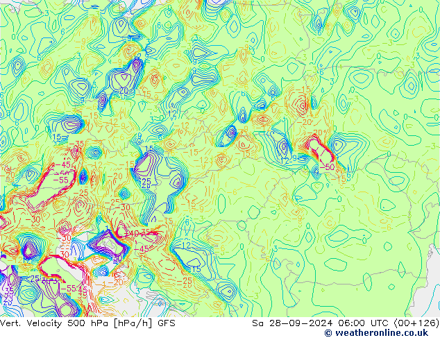 Vert. Velocity 500 hPa GFS Sa 28.09.2024 06 UTC