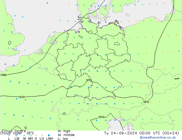 Cloud layer GFS mar 24.09.2024 00 UTC