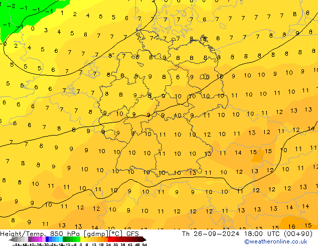 GFS: Th 26.09.2024 18 UTC