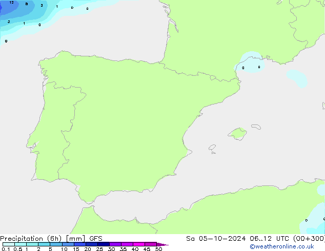  (6h) GFS  05.10.2024 12 UTC