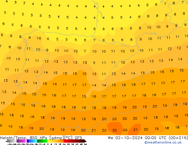 Z500/Rain (+SLP)/Z850 GFS  02.10.2024 00 UTC