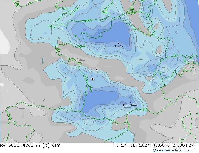 Humedad rel. 3000-6000m GFS mar 24.09.2024 03 UTC