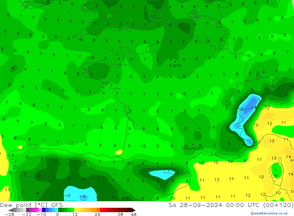   GFS  28.09.2024 00 UTC