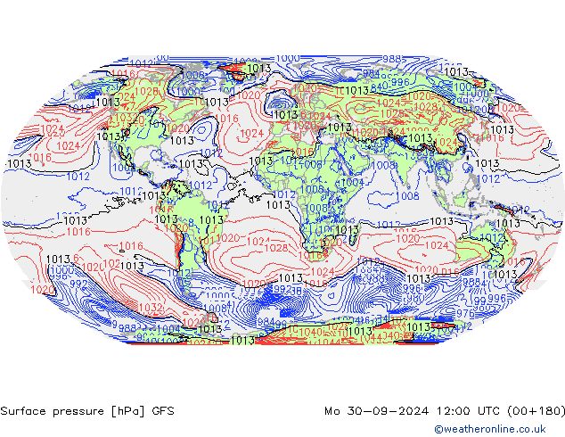 GFS: Mo 30.09.2024 12 UTC