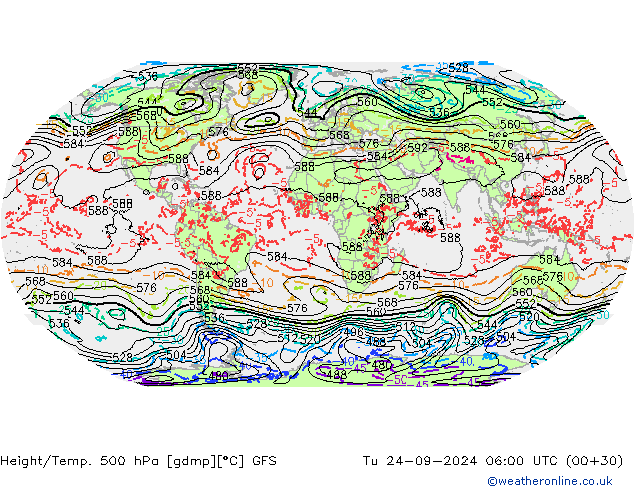 GFS: Di 24.09.2024 06 UTC