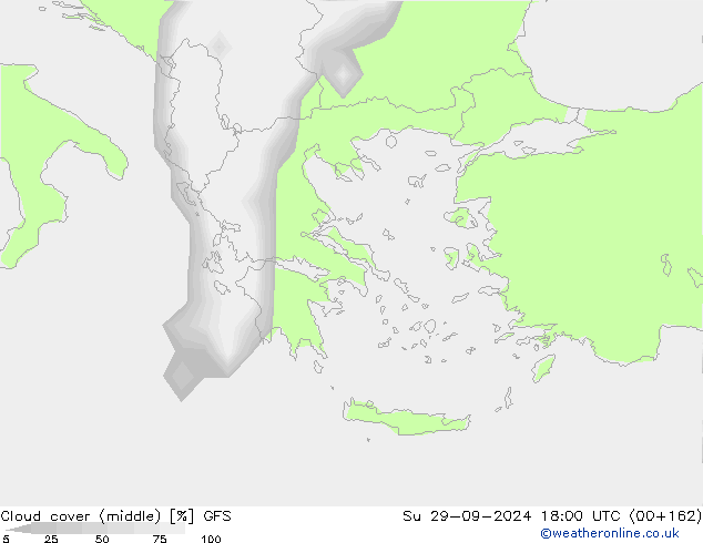 облака (средний) GFS Вс 29.09.2024 18 UTC