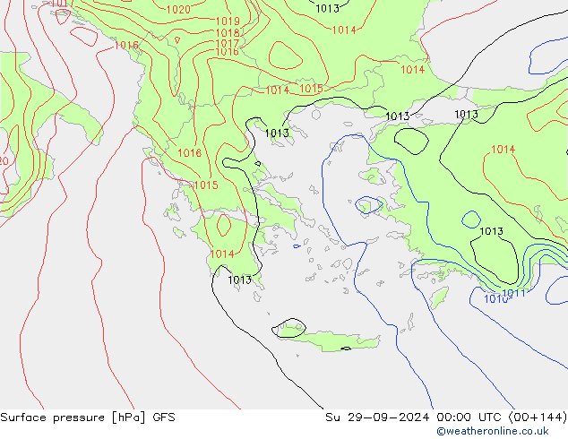 GFS: Su 29.09.2024 00 UTC