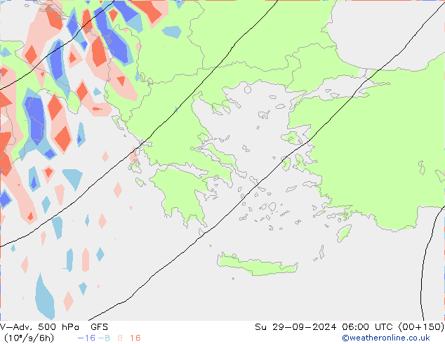 V-Adv. 500 hPa GFS So 29.09.2024 06 UTC