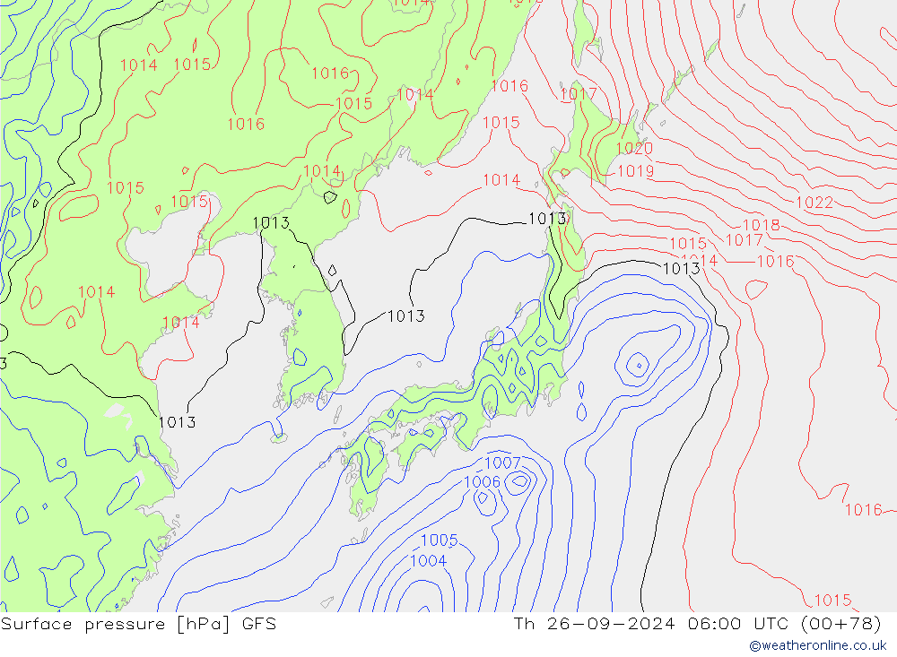 GFS: Th 26.09.2024 06 UTC