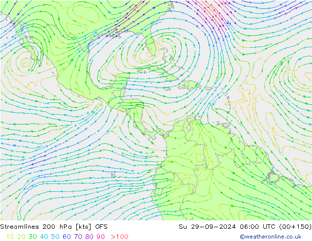  200 hPa GFS  29.09.2024 06 UTC