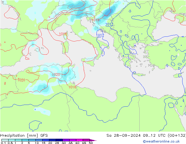 GFS: So 28.09.2024 12 UTC