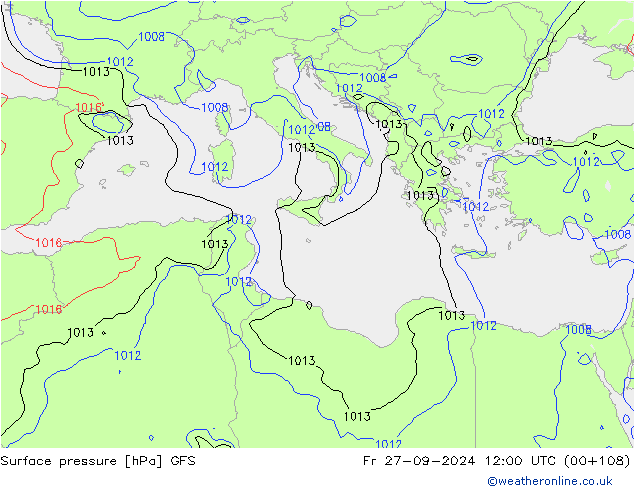 GFS: Fr 27.09.2024 12 UTC