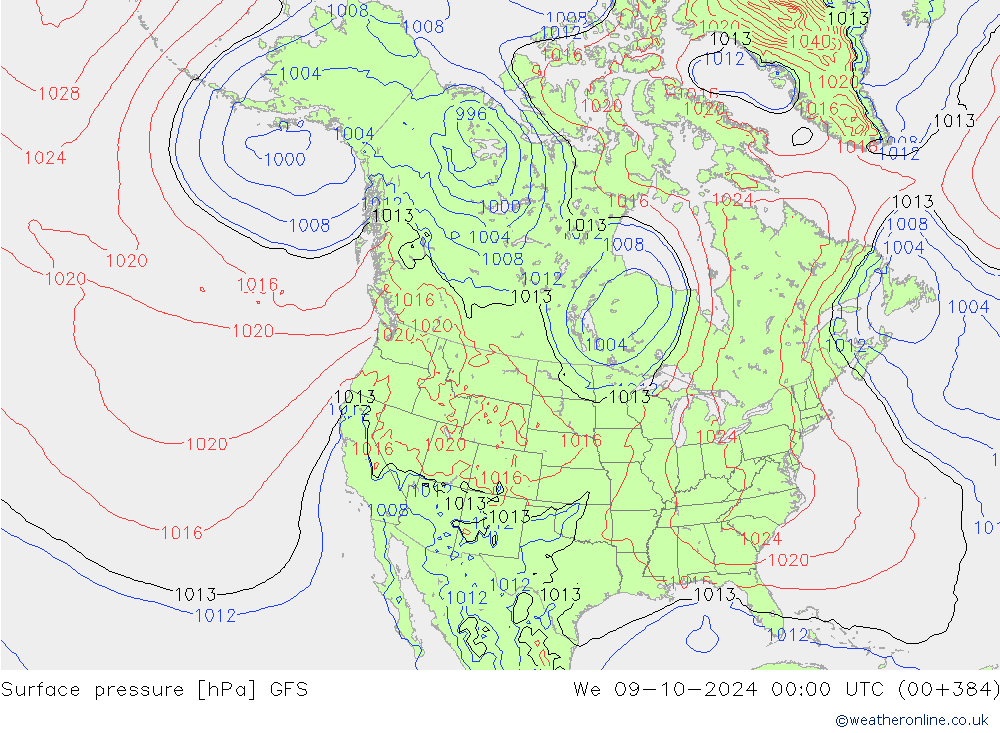 GFS: ср 09.10.2024 00 UTC