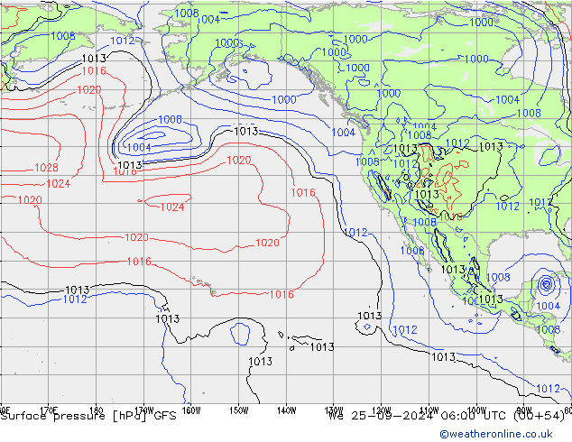 GFS: St 25.09.2024 06 UTC