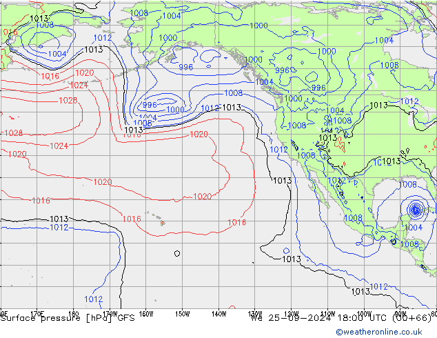 GFS: mer 25.09.2024 18 UTC