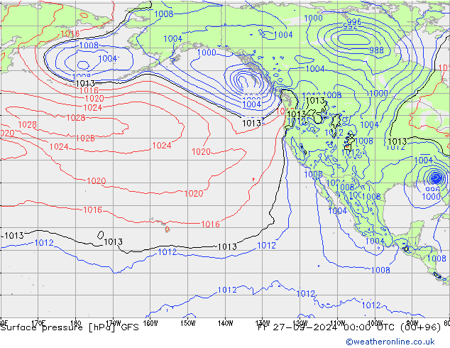 GFS: Pá 27.09.2024 00 UTC