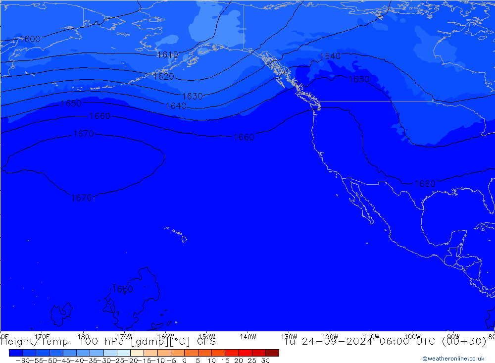 Height/Temp. 100 hPa GFS Tu 24.09.2024 06 UTC