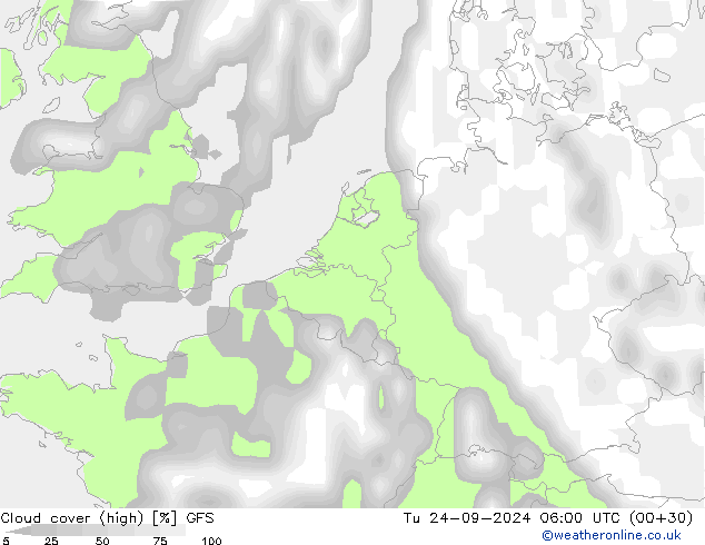 nuvens (high) GFS Ter 24.09.2024 06 UTC