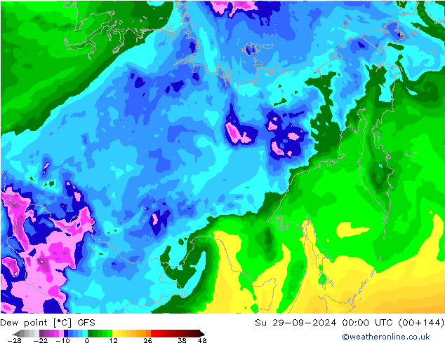 Dauwpunt GFS september 2024