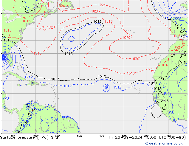 GFS: Per 26.09.2024 18 UTC