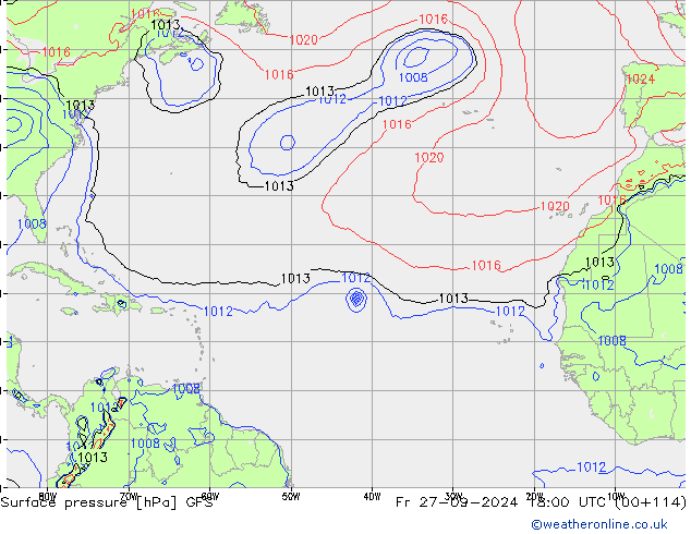 GFS: Sex 27.09.2024 18 UTC