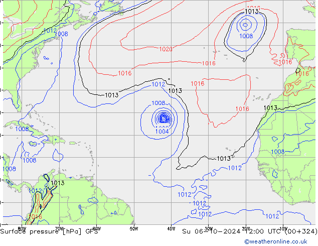 GFS: Вс 06.10.2024 12 UTC