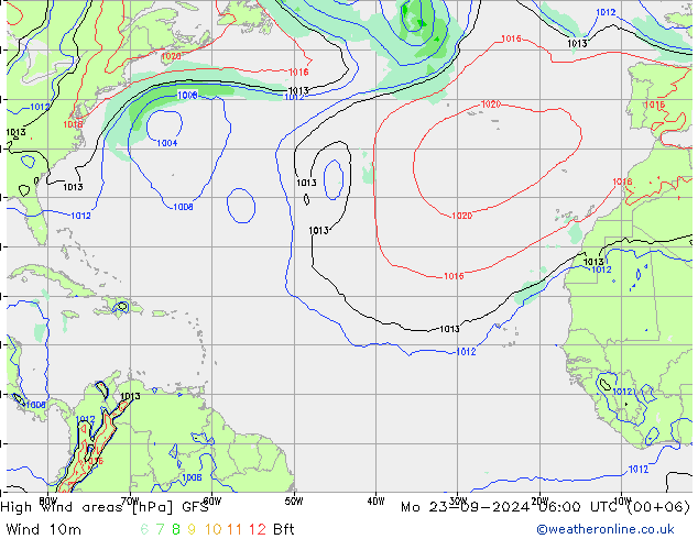 High wind areas GFS Seg 23.09.2024 06 UTC