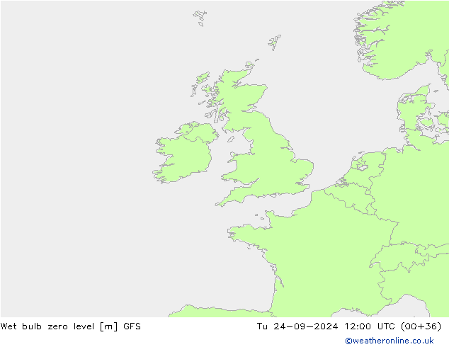 Theta-W Isotherme 0° GFS mar 24.09.2024 12 UTC