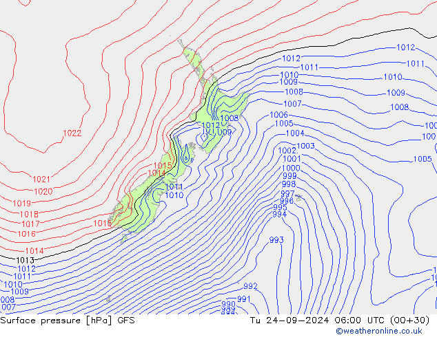 GFS: Tu 24.09.2024 06 UTC