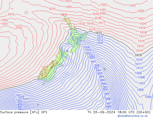 GFS: Th 26.09.2024 18 UTC