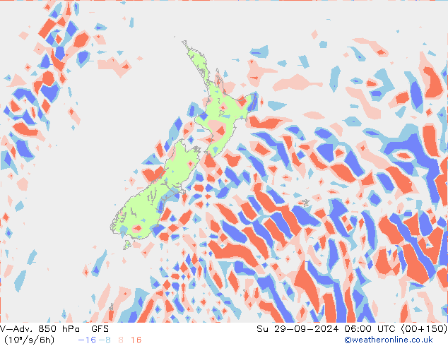 V-Adv. 850 hPa GFS nie. 29.09.2024 06 UTC