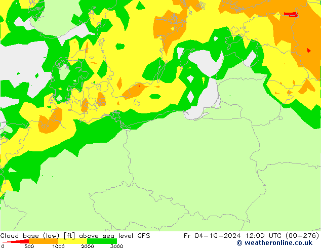 Cloud base (low) GFS  04.10.2024 12 UTC