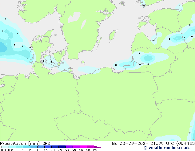 Niederschlag GFS September 2024