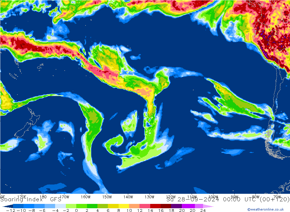 Soaring Index GFS So 28.09.2024 00 UTC