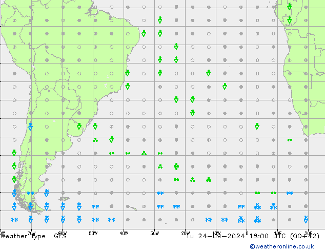 Modellwetter GFS Di 24.09.2024 18 UTC