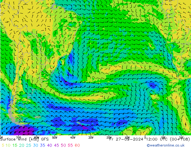 Bodenwind GFS September 2024