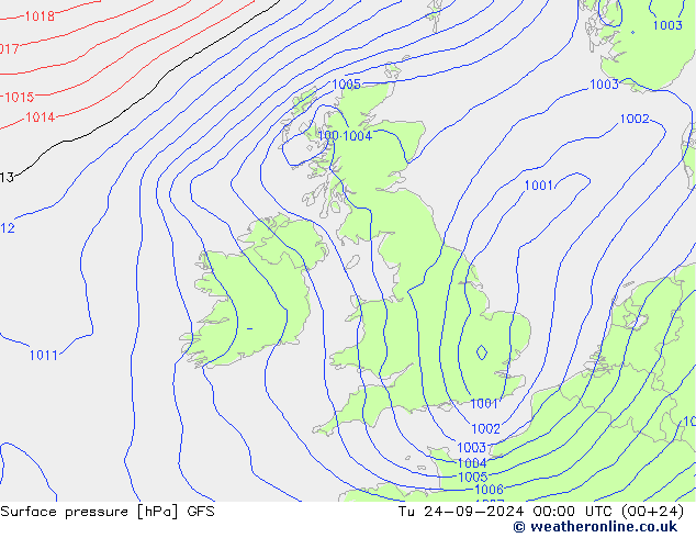 GFS: Sa 24.09.2024 00 UTC