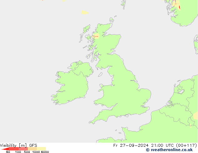 Visibilità GFS ven 27.09.2024 21 UTC