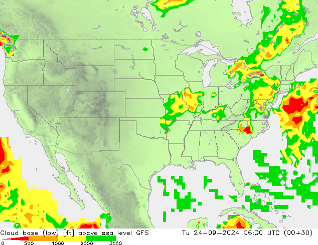 Cloud base (low) GFS mar 24.09.2024 06 UTC