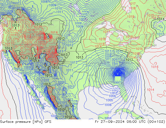 GFS: Fr 27.09.2024 06 UTC