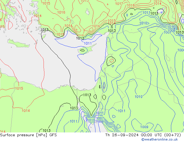 GFS: Th 26.09.2024 00 UTC