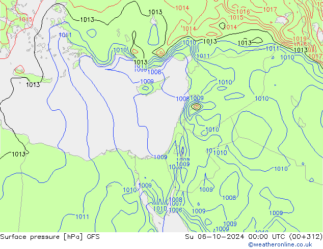 GFS: Su 06.10.2024 00 UTC