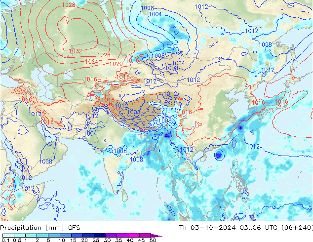 GFS: gio 03.10.2024 06 UTC