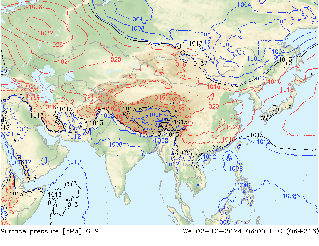 GFS: We 02.10.2024 06 UTC