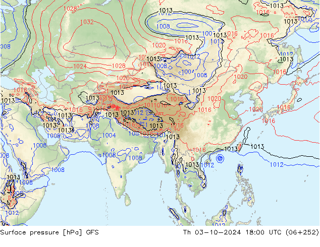 GFS: Per 03.10.2024 18 UTC