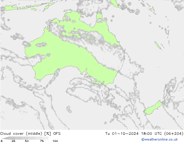  () GFS  01.10.2024 18 UTC