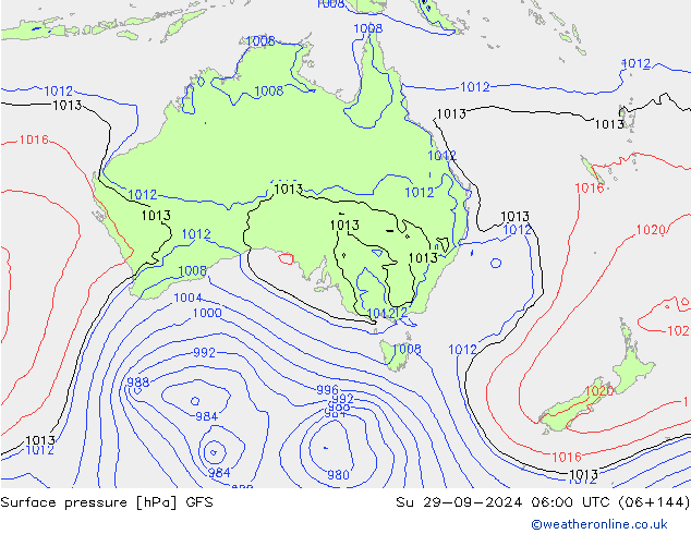 GFS: zo 29.09.2024 06 UTC